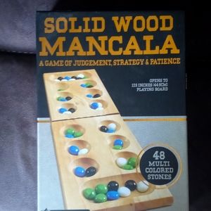 Solid Wood Mancala